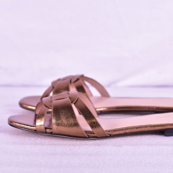 ALDO Astirassa Bronze Slide Sandals NEW IN BOX - Picture 10 of 14